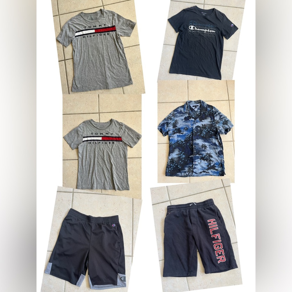 Boys Shirts and shorts bundle 6pcs